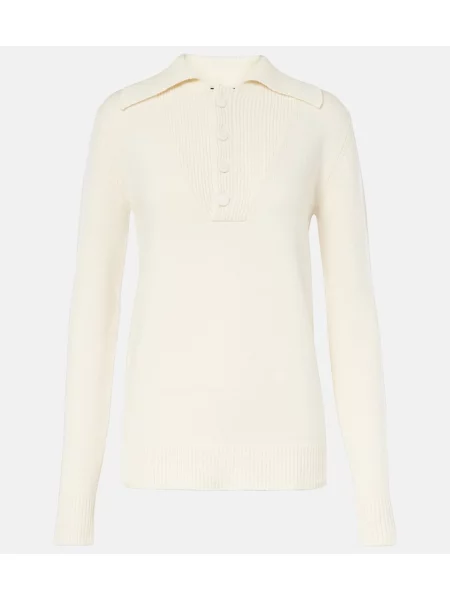 Pulover Plan C de lână alb