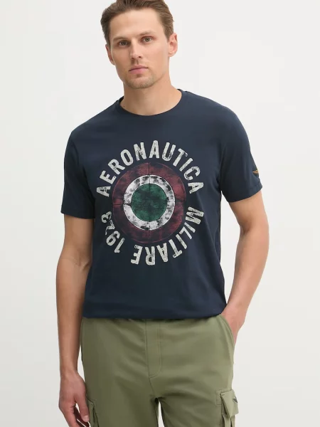 Kratka majica Aeronautica Militare modra