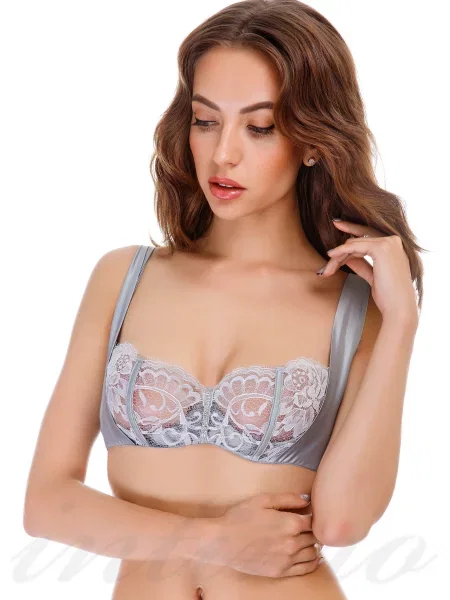Бюстгальтер с мягкой чашкой сірий