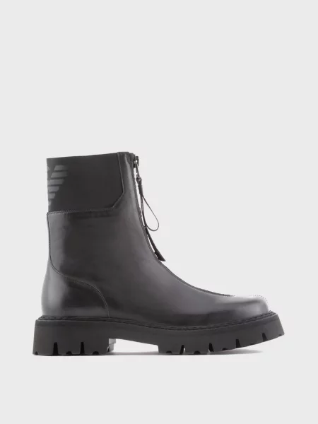 Emporio Armani Черевики шкіра чорний