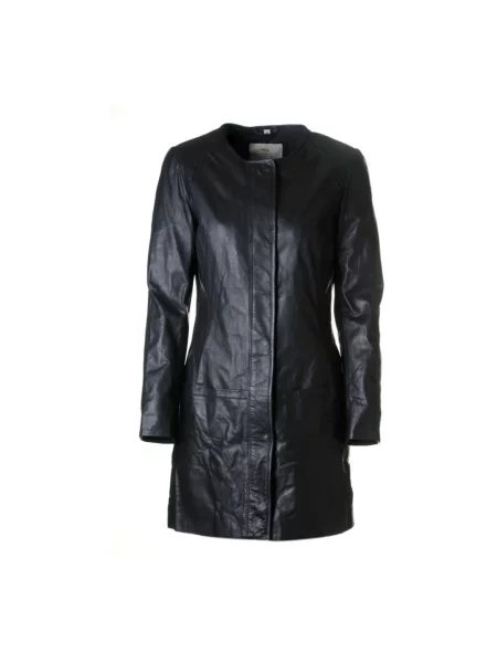 Kurtka skórzana Btfcph czarna