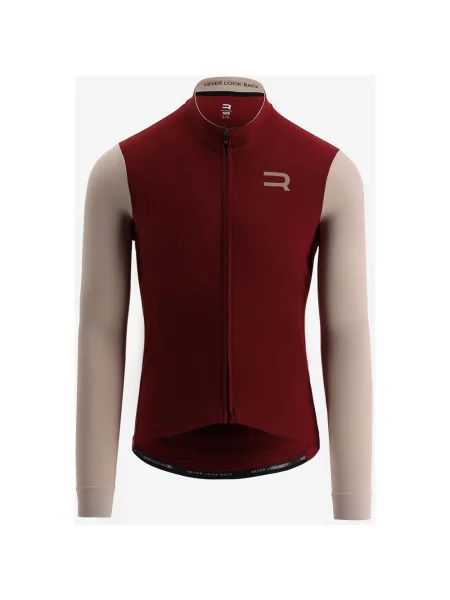 Koszulka rowerowa Finisseur Pro Race Skin długi rękaw czerwono-biały XXL biała