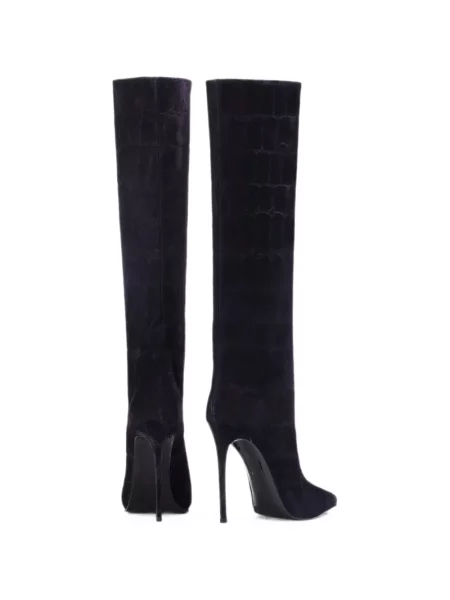 Botine Le Silla din piele de căprioară violet