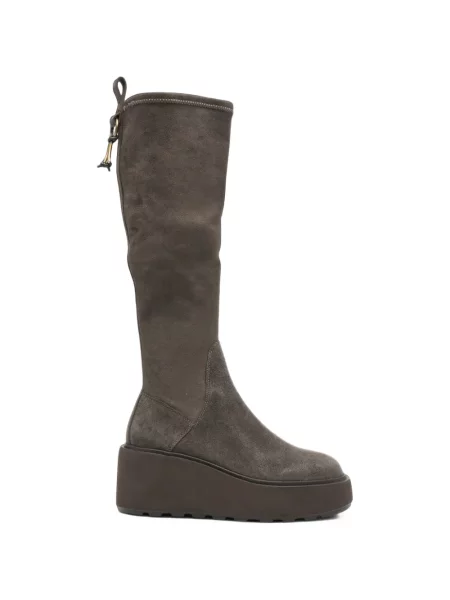 Botine Cafènoir cu pană maro