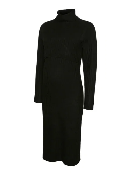 MAMALICIOUS Rochie tricotat MLSuniva' negru