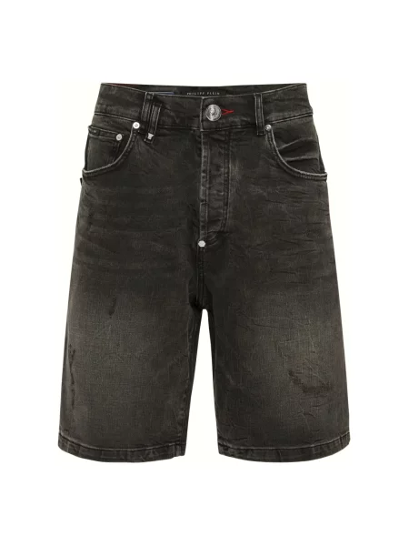 Szorty jeansowe Philipp Plein szare