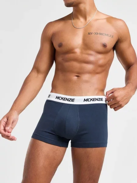 Mckenzie Bokserki Wyatt 3 Pack granatowe