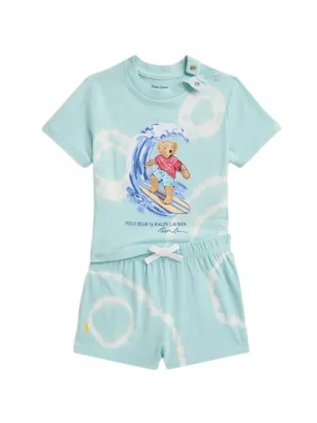 Koszulka polo dziecięca Polo Ralph Lauren niebieska