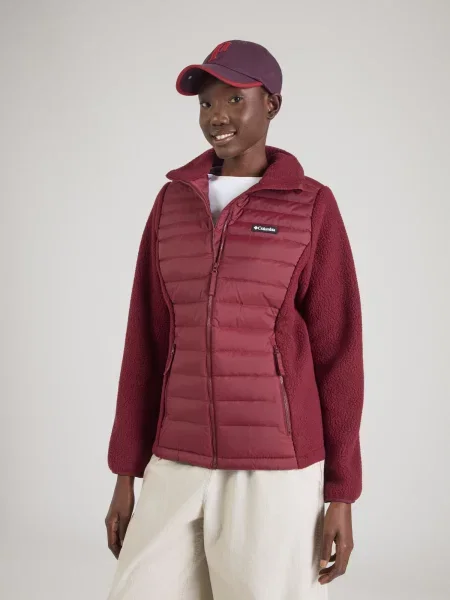 COLUMBIA Outdoorová bunda Juniper Peak karmínovo červená