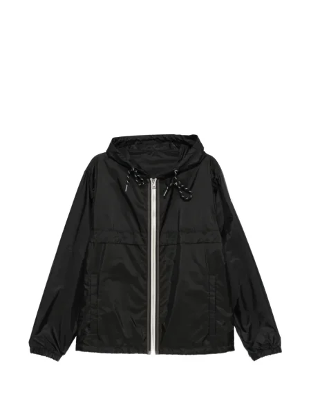 Geacă Moncler cu glugă negru