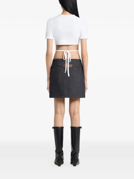Cropp tricou Courreges alb