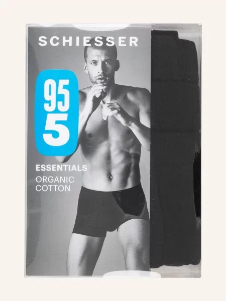 Schiesser Boxerky 3 Kusy V Balení černá