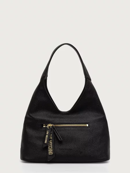 Love Moschino geantă pentru femei cu imitație de piele negru