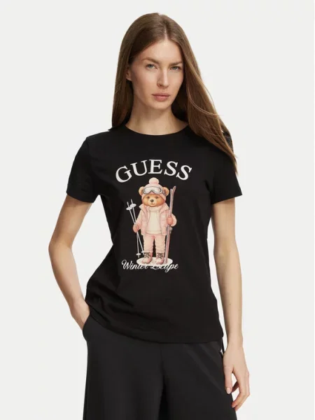 Guess Tricou negru