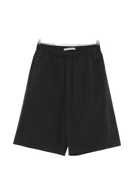 Pantaloni scurți Alexander Wang cu autograf negru