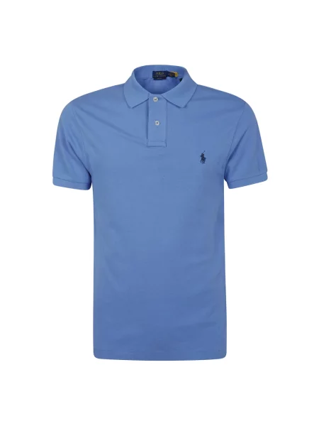 Koszulka polo Polo Ralph Lauren z krótkim rękawem niebieska
