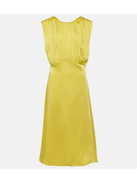 Rochie midi Jil Sander până la genunchi de costum verde