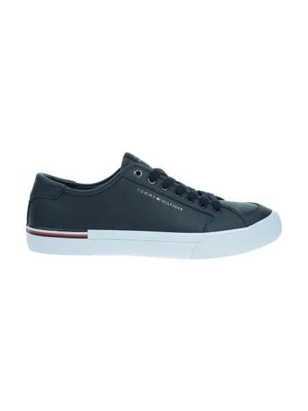 Sneakerși Tommy Hilfiger din piele negru