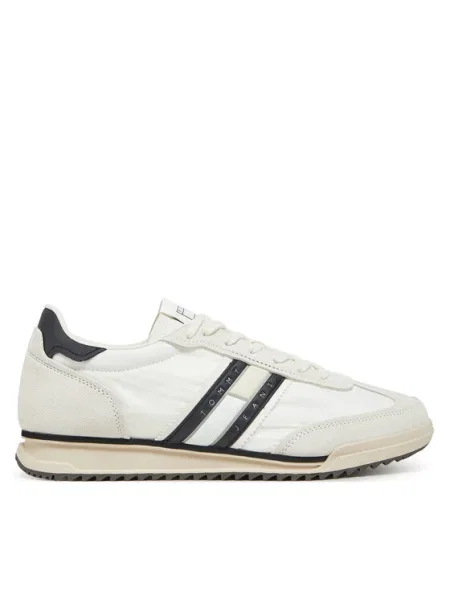 Sportcipők Tommy Jeans Tjm Retro Runner Cleated fehér