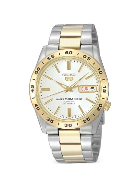 Ceas Seiko Preowned clasic cu autograf alb