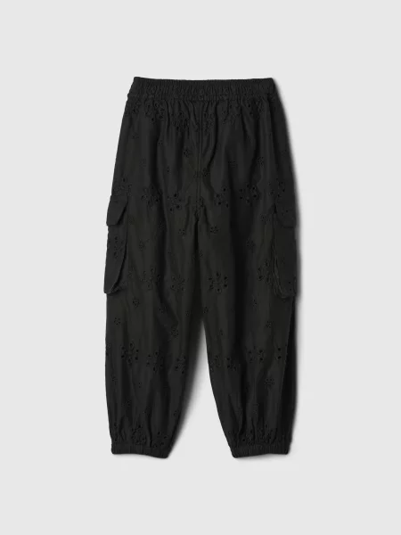 Pantaloni copii Gap negru