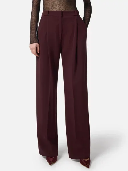 Брюки Elisabetta Franchi бордовые