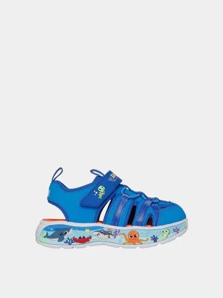 Детские сандалии Skechers синие