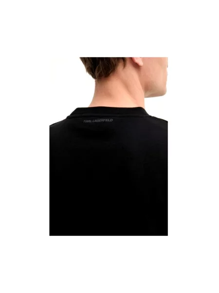 Bluza z kapturem Karl Lagerfeld z kapturem czarna