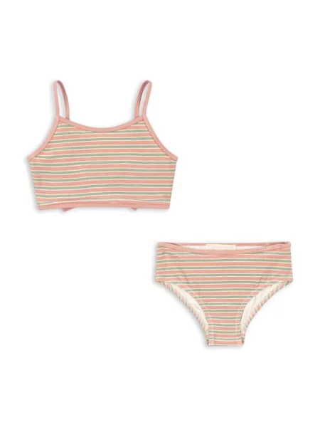 Konges Sløjd Dvoudílné dětské plavky BOWWOW BIKINI béžové