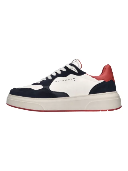 Sneakersy John Richmond zamszowe casual białe