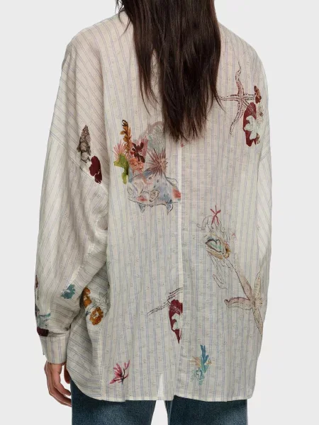 Сорочка у смужку Bimba Y Lola блакитна