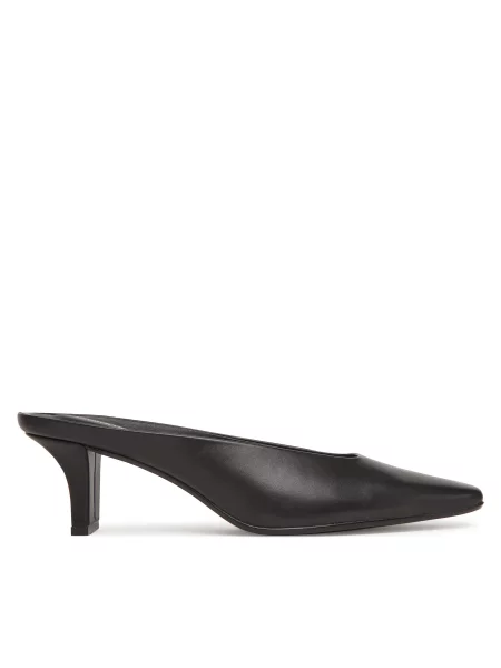 Natikači Calvin Klein Heel Mule Pump 50 Lth črna