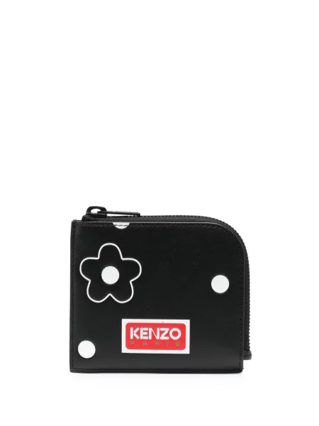 Portofel Kenzo din piele cu model floral cu imagine