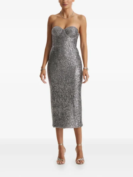 Rochie Cuanna de costum argintiu