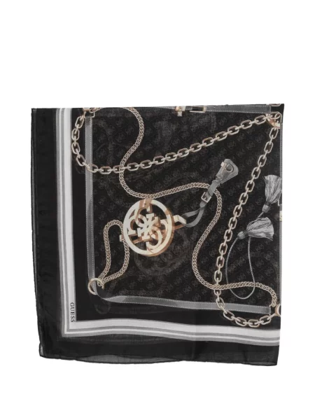 Fular Guess cu imagine negru