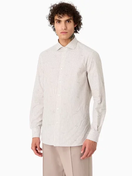 Emporio Armani Рубашка бежевий