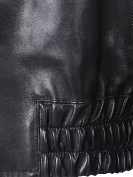 Geanta de piele Jil Sander negru