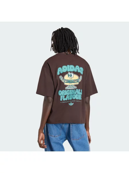 T-shirt adidas Pixelated Burget Character Graphic T-shirt Aurora Coffee M