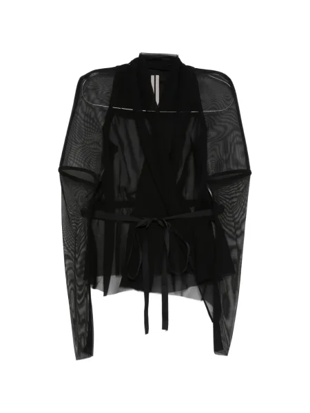 Talie geacă Rick Owens cu legături negru