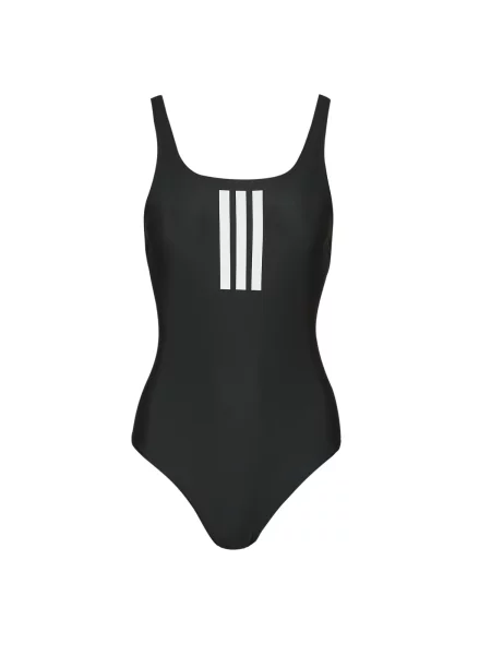 Enodelne kopalke Adidas Performance s črtami črna