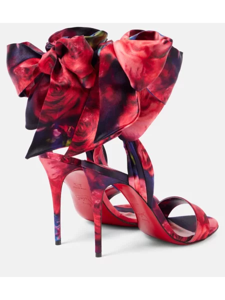 Saténové sandále Christian Louboutin