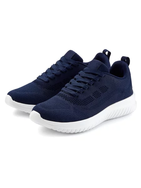 Sneakerși H.i.s albastru