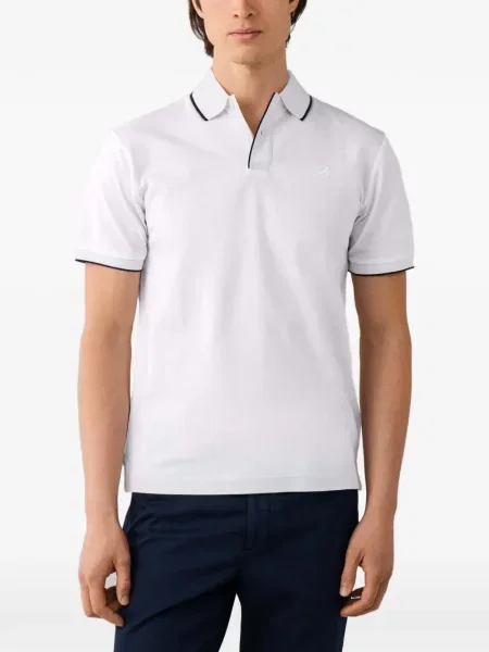 Tricou polo Hackett London alb