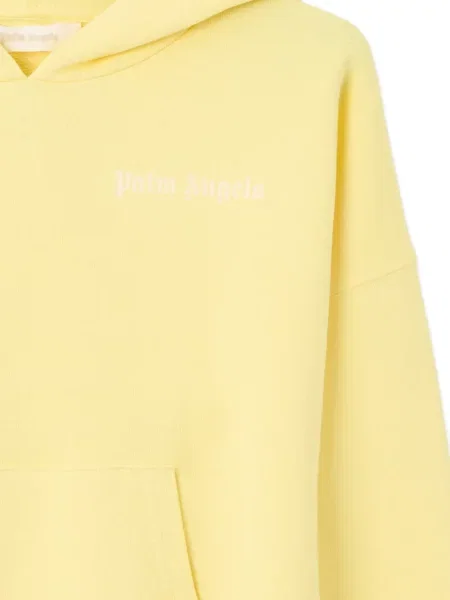 Bluza z kapturem dziecięca Palm Angels żółta