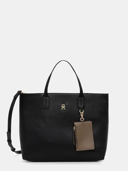 Geantă messenger Tommy Hilfiger negru