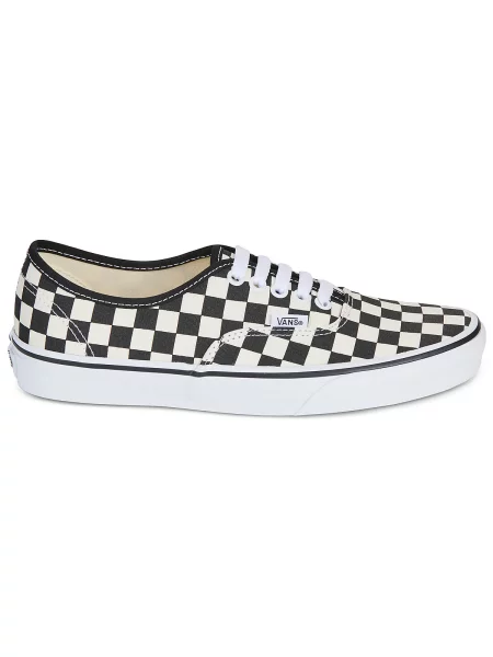Pantofi Vans în carouri alb