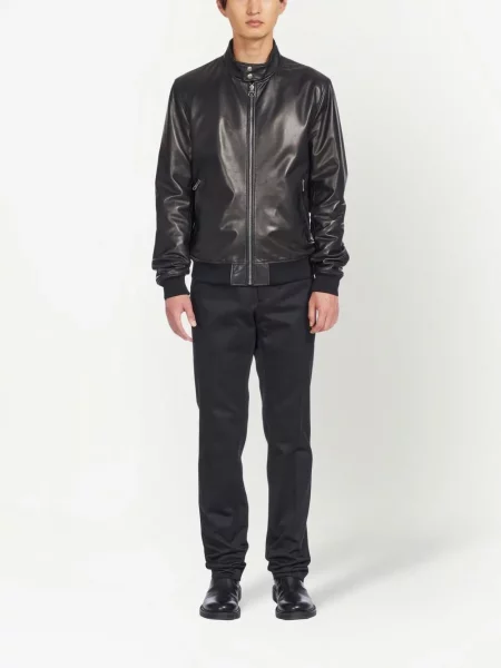 Kurtka bomber Ferragamo dwustronny niebieski