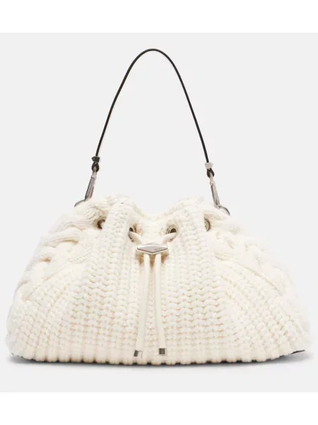 Bucket torba Jimmy Choo bela