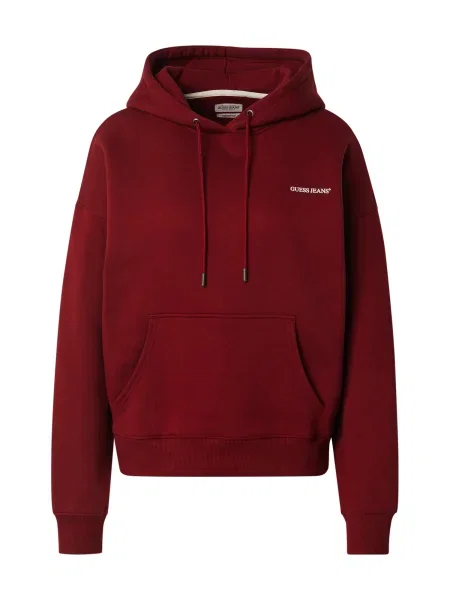 Guess Jeans Hanorac AMERICAN | Oversize fit roșu