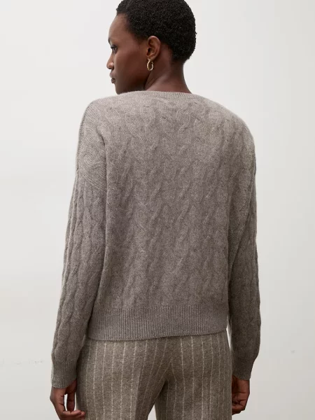 Answear.LAB sweter kaszmirowy brązowy